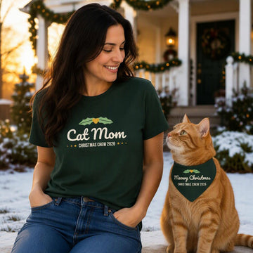Cat Mom Christmas Shirt