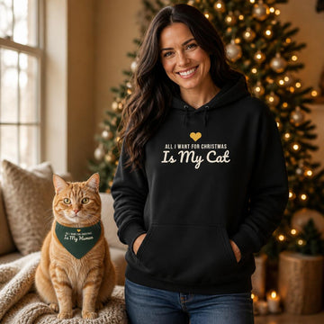 All I Want for Christmas Is My Cat Christmas Hoodie
