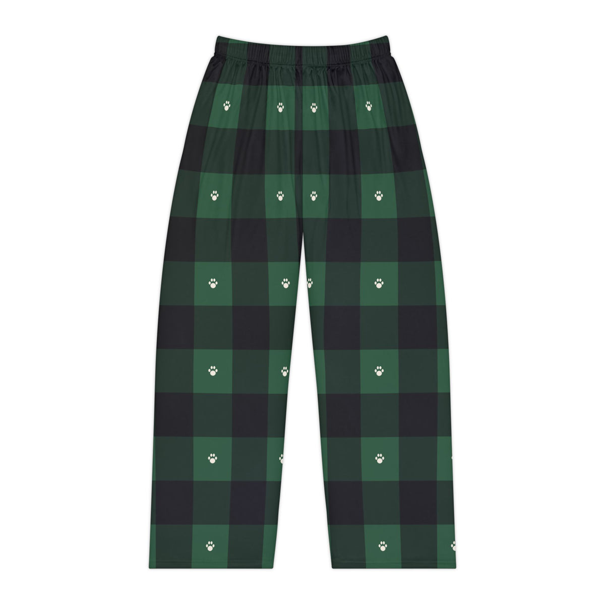 Green Buffalo Plaid Women's Pajama Pants · Matching Family Christmas Pajamas · Paw Crew