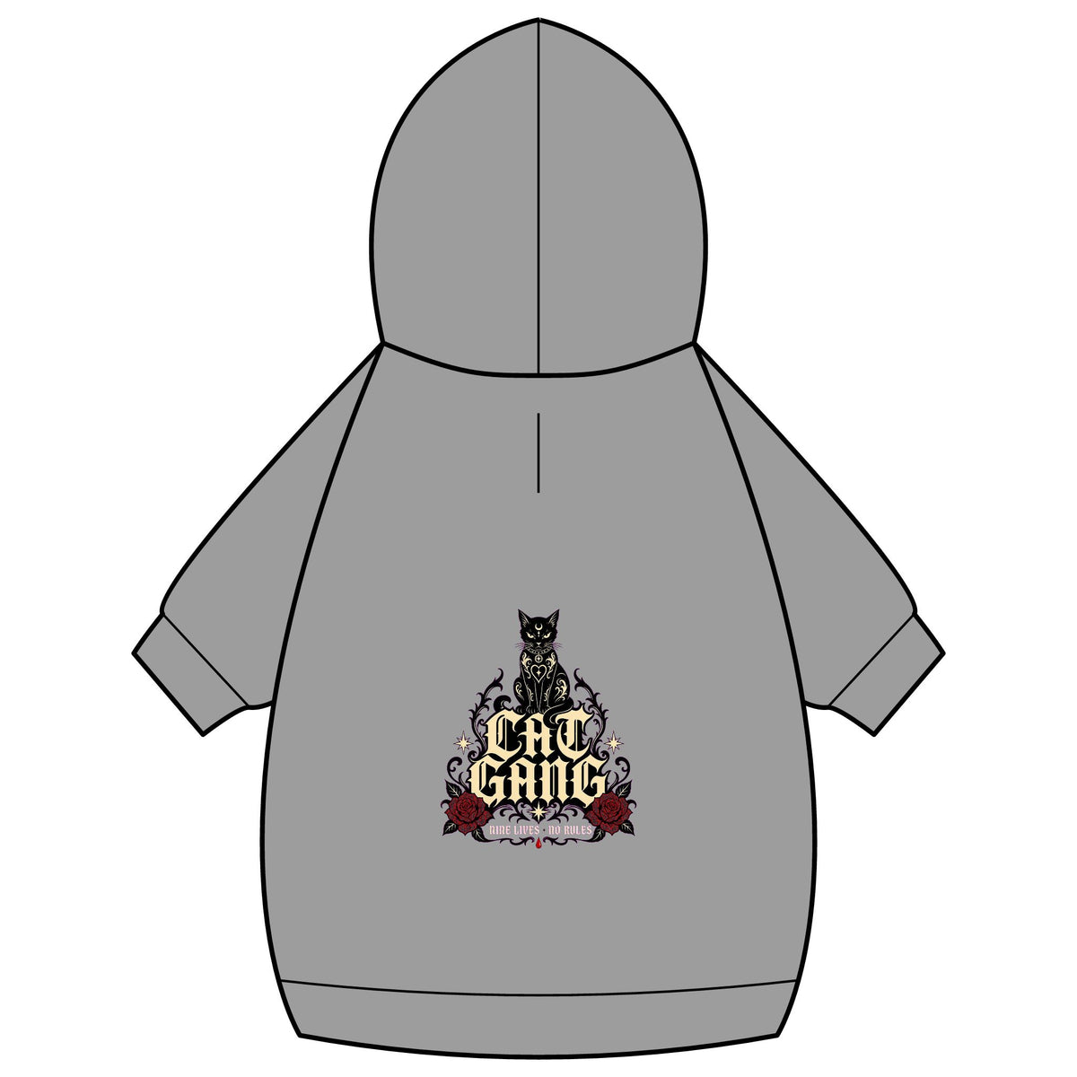 Cat Gang Cat Hoodie · Paw Crew Club Streetwear