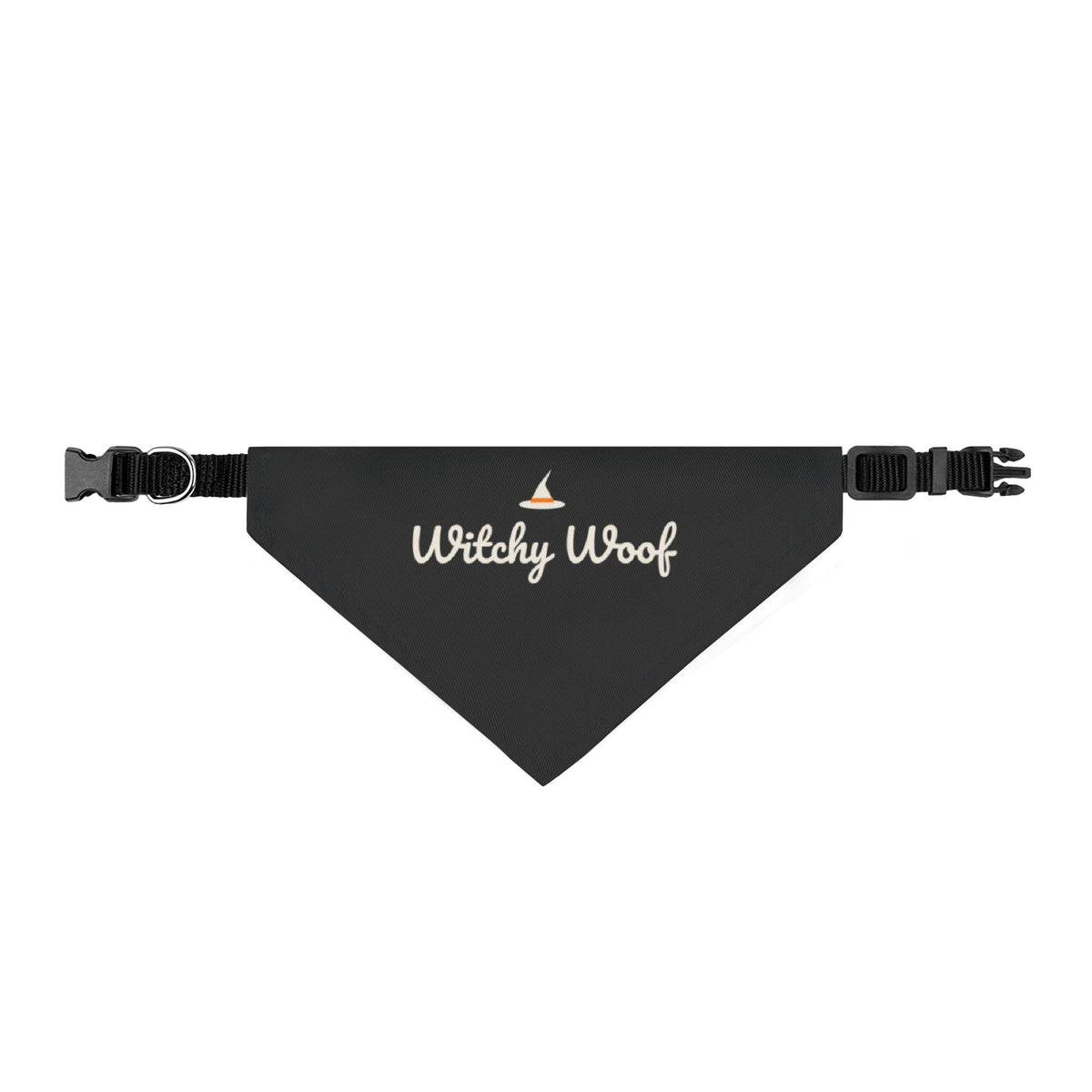 Witchy Woof Dog Bandana (Black) · Matching Halloween Pet Bandana