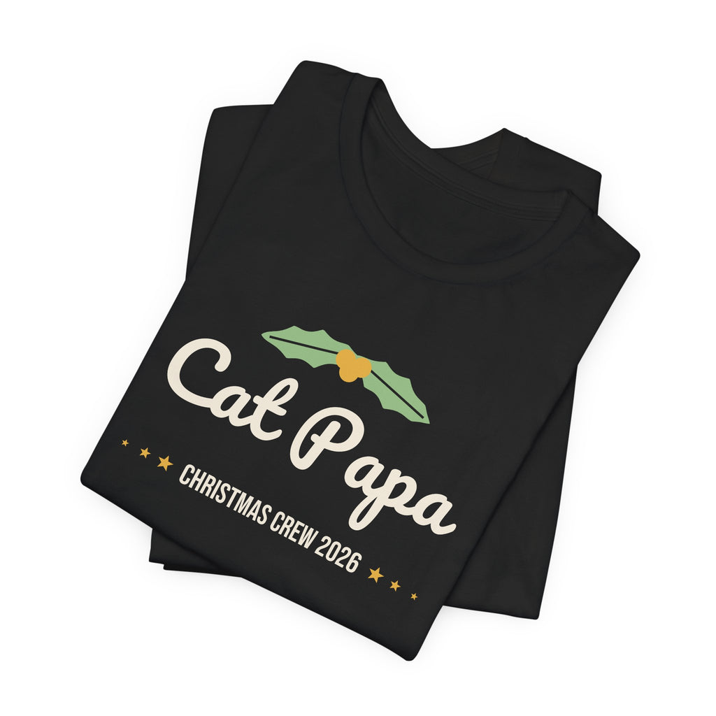 Cat Papa Christmas Shirt · Matching Cat & Owner Tee