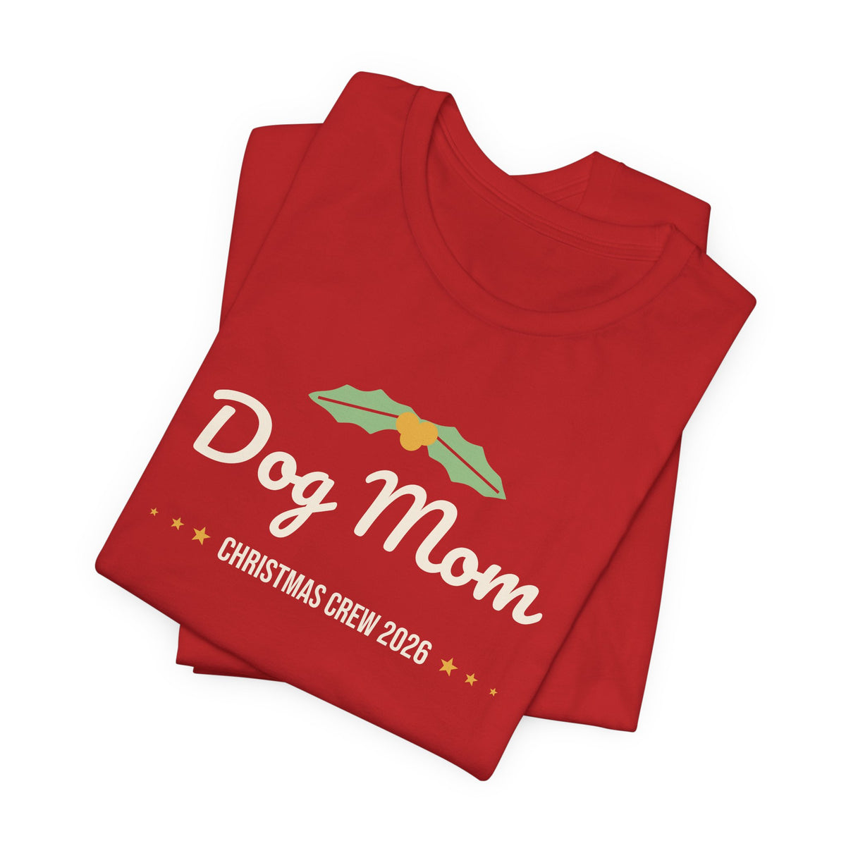 Dog Mom Christmas Shirt · Matching Dog & Owner Tee