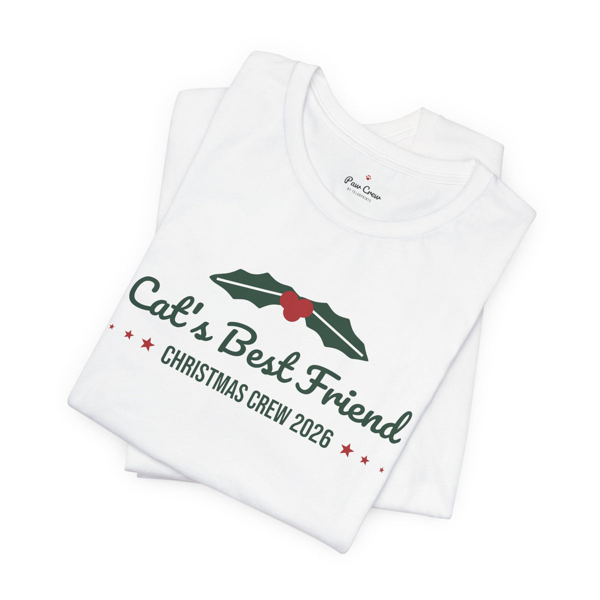 Cat's Best Friend Christmas Shirt · Matching Cat & Owner Tee
