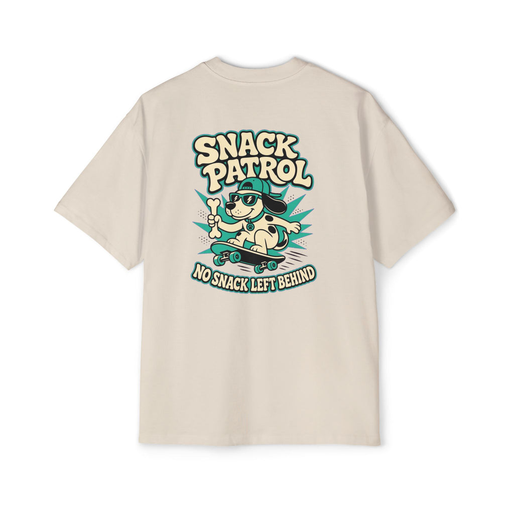 Snack Patrol Oversized Heavyweight Tee · Paw Crew Club Streetwear