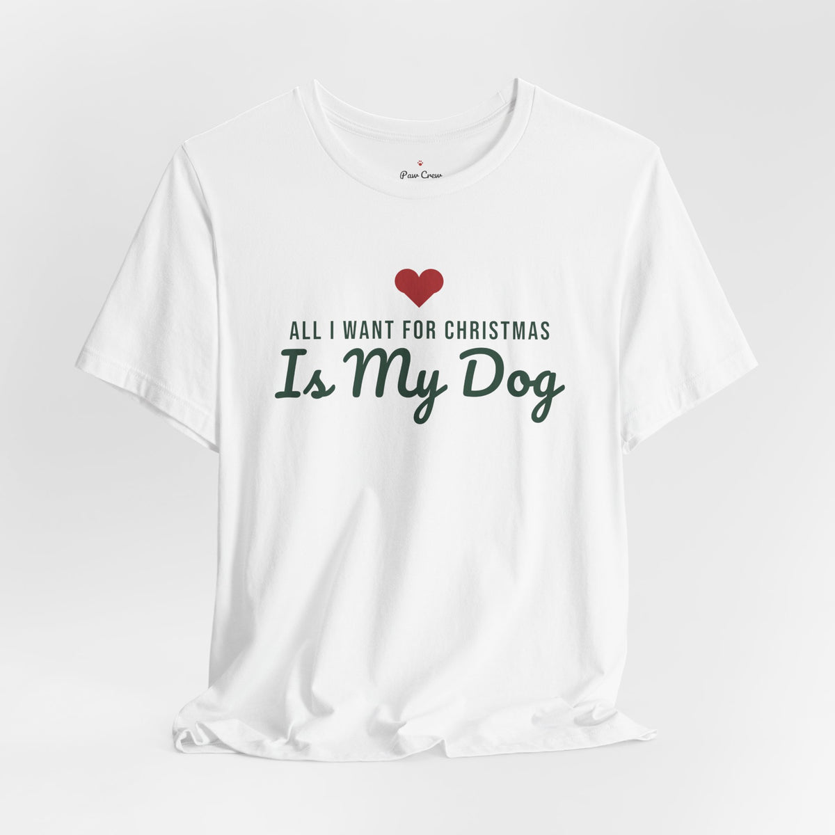 All I Want for Christmas Is My Dog Christmas Shirt · Matching Dog & Owner Tee