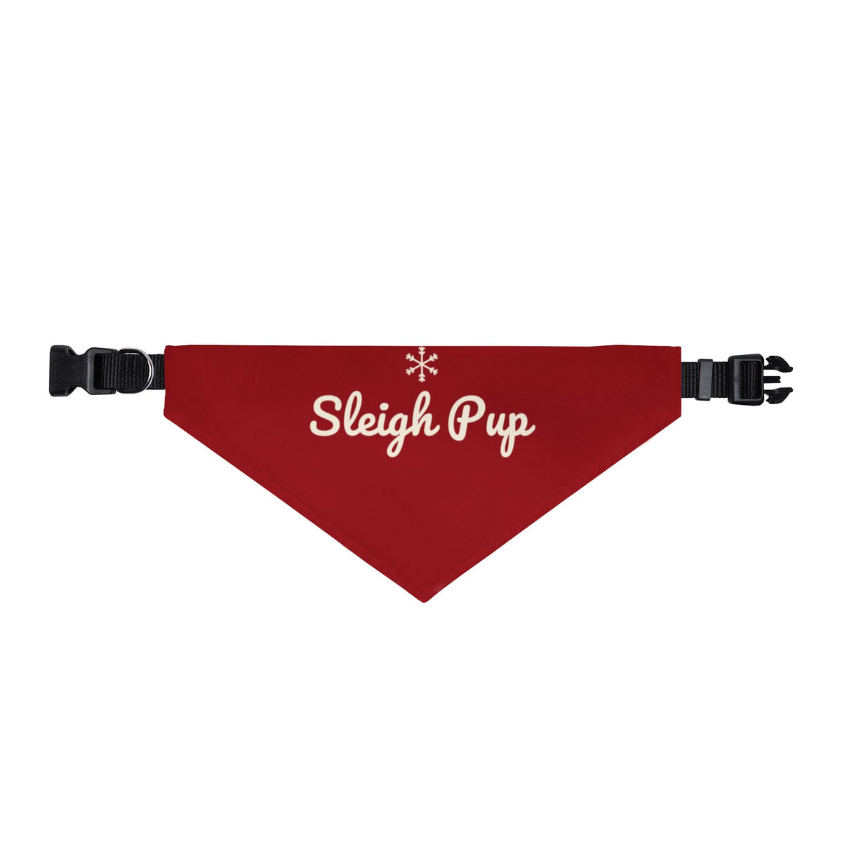 Sleigh Pup Dog Bandana (Red) · Matching Christmas Pet Bandana