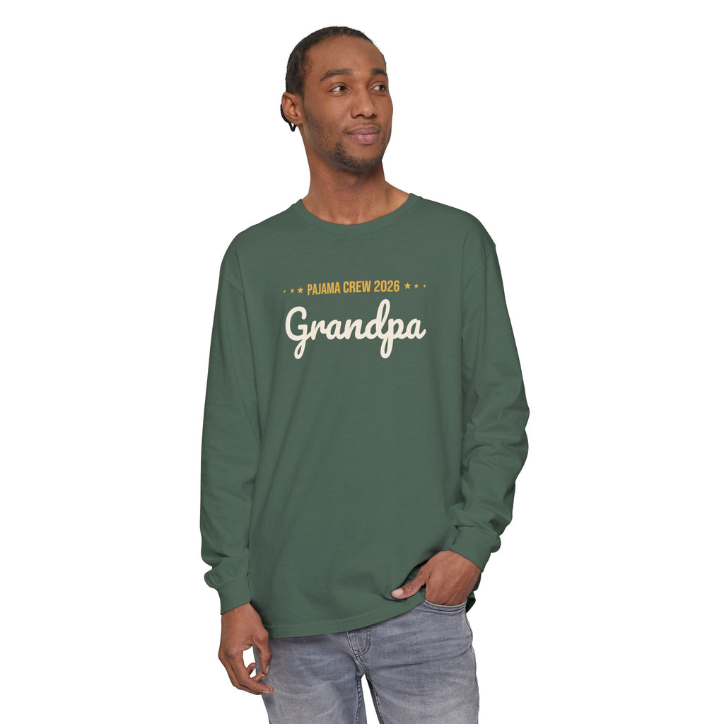 Grandpa Christmas Pajama Tee · Matching Family Christmas Pajamas · Paw Crew