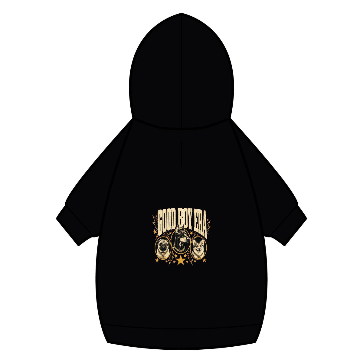 Good Boy Era Dog Hoodie · Paw Crew Club Streetwear