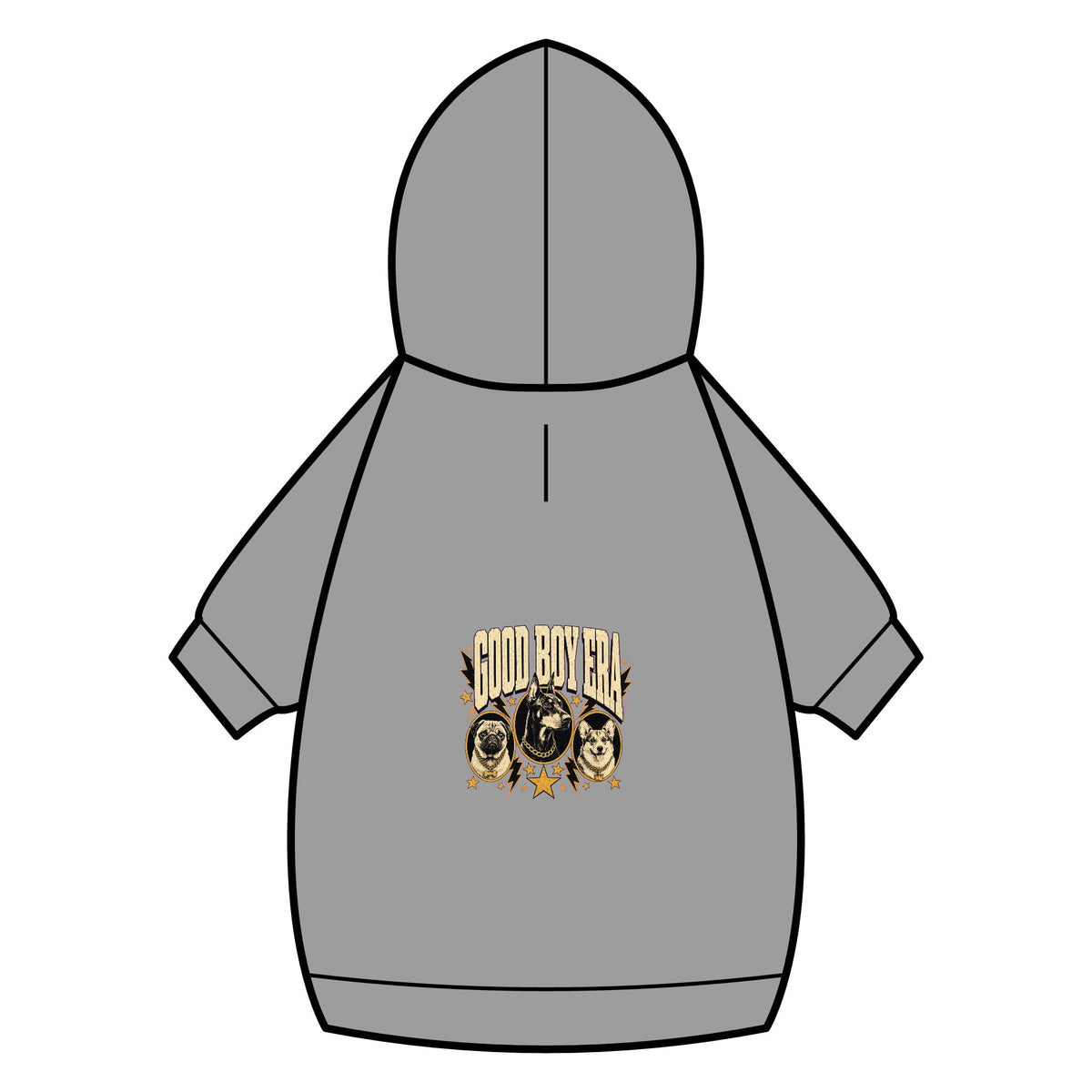 Good Boy Era Dog Hoodie · Paw Crew Club Streetwear