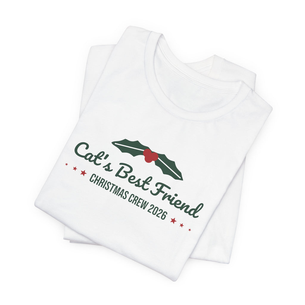 Cat's Best Friend Christmas Shirt · Matching Cat & Owner Tee