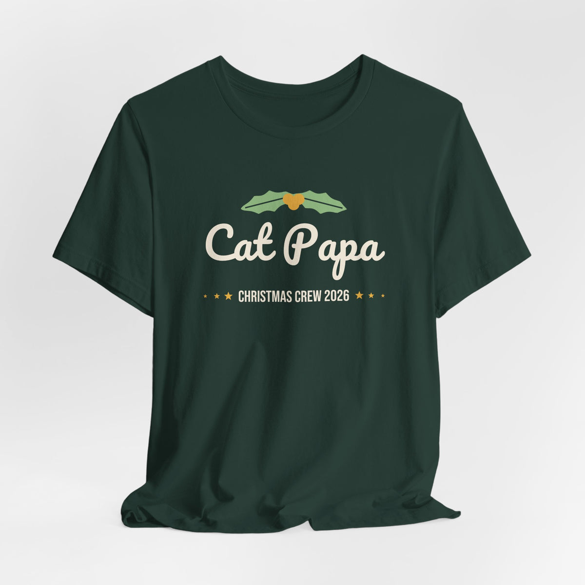 Cat Papa Christmas Shirt · Matching Cat & Owner Tee