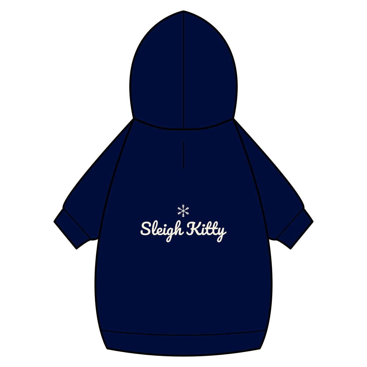 Sleigh Kitty Cat Hoodie · Matching Pet Hoodie · Paw Crew