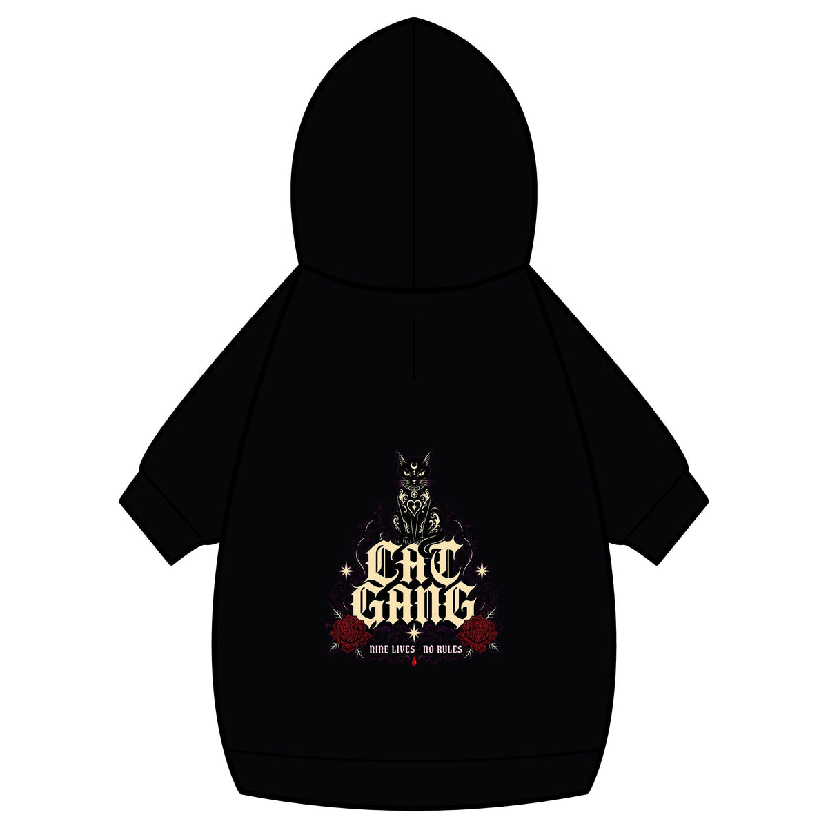 Cat Gang Cat Hoodie · Paw Crew Club Streetwear