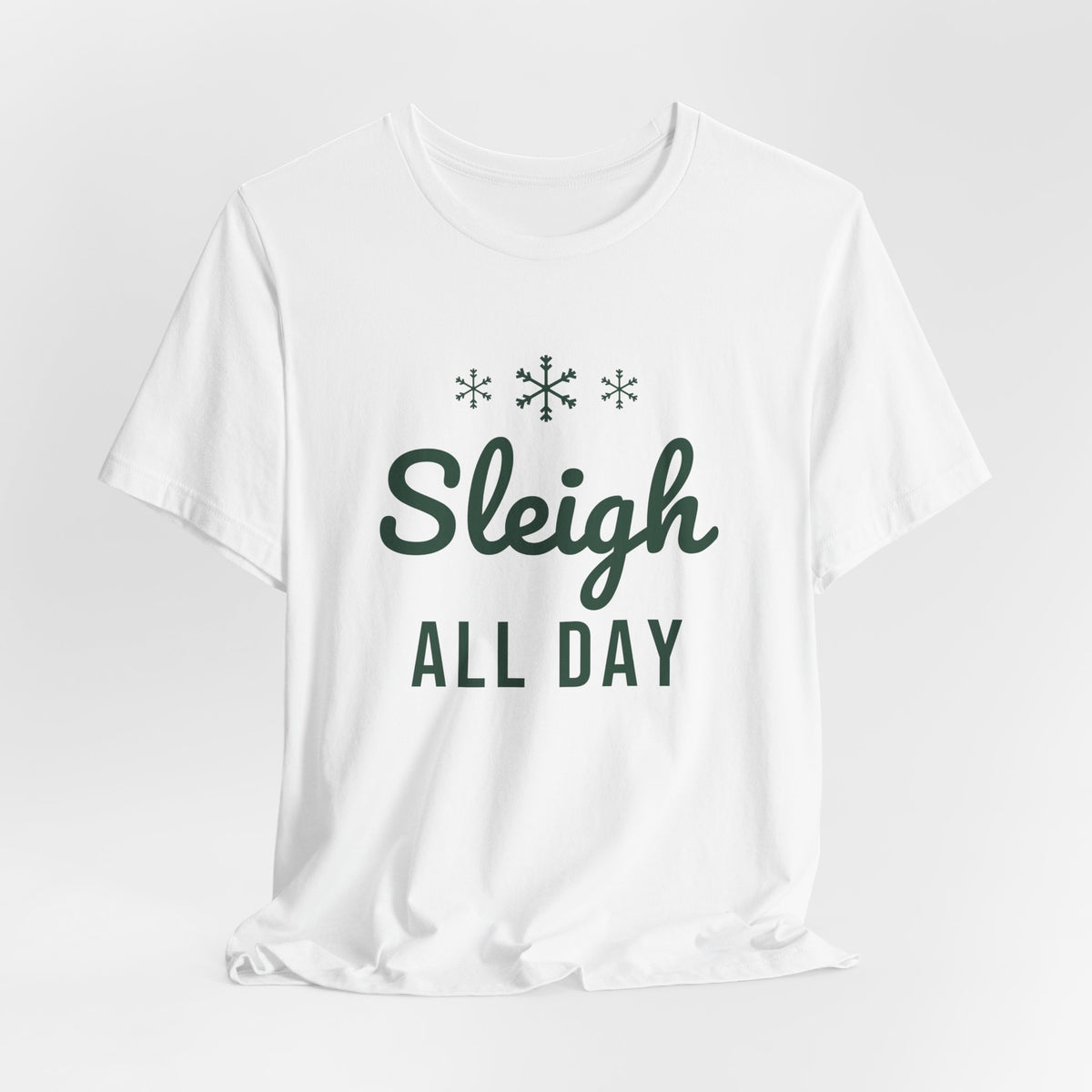 Sleigh All Day Christmas Shirt · Matching Pet & Owner Tee