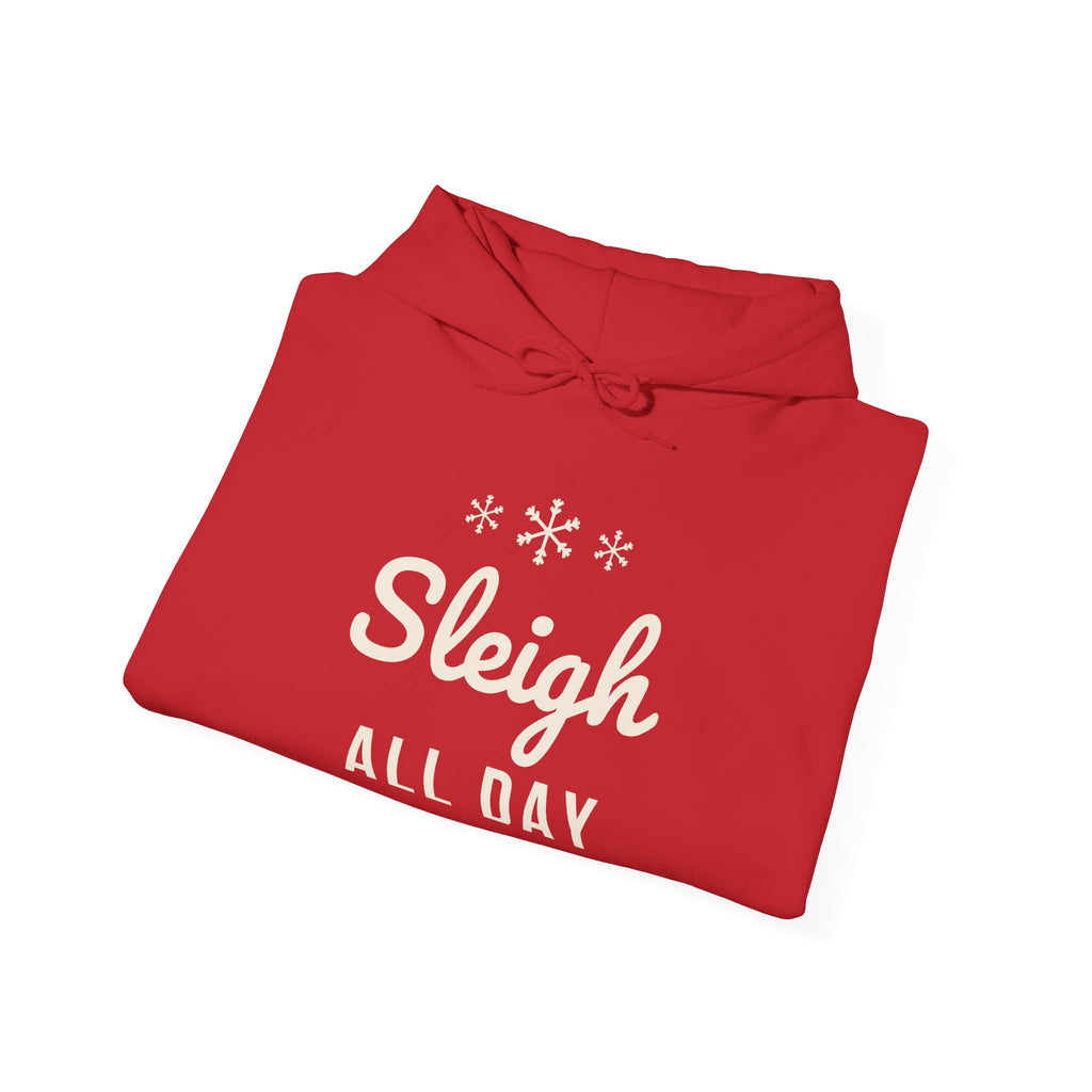 Sleigh All Day Christmas Hoodie · Matching Family Hoodie · Paw Crew
