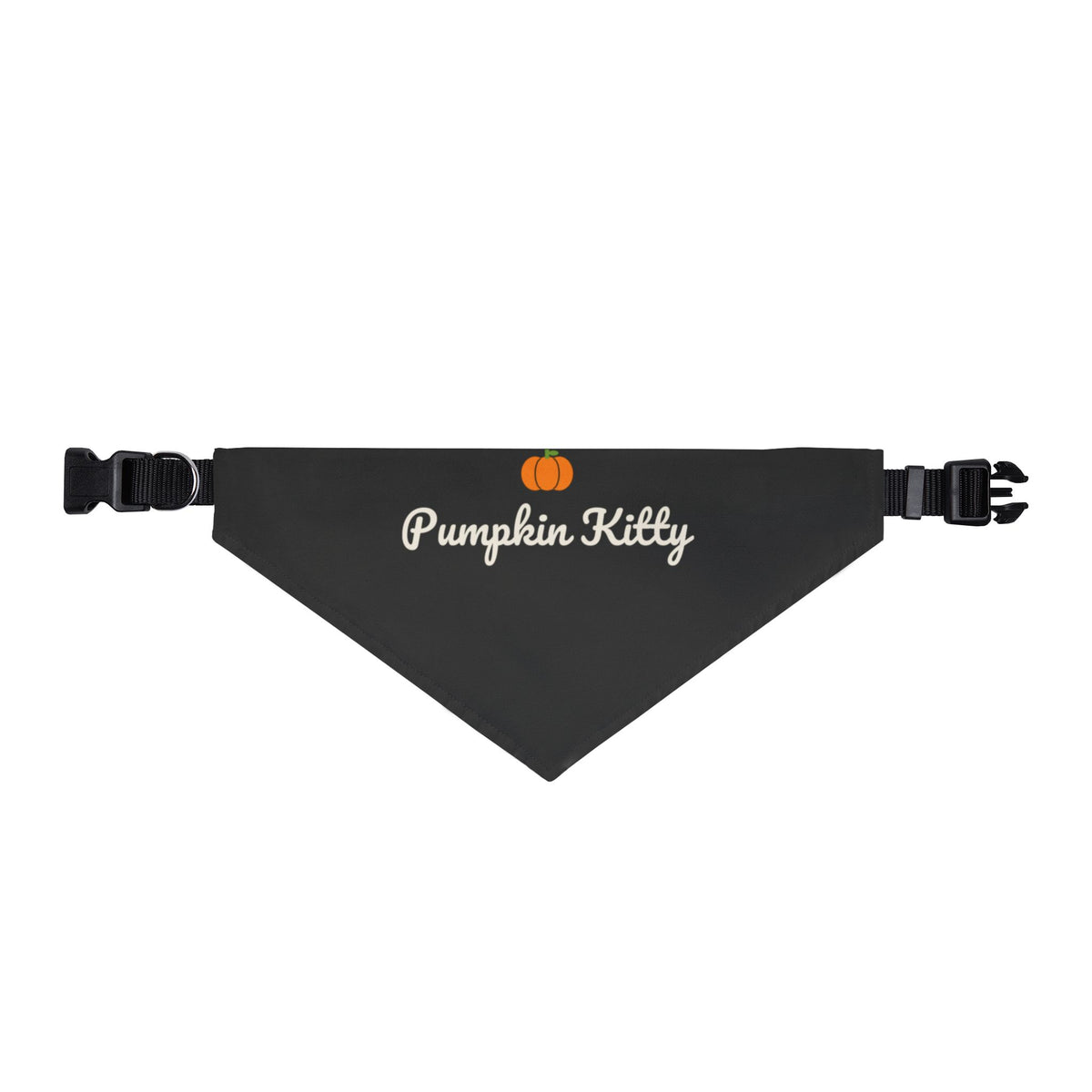 Pumpkin Kitty Cat Bandana (Black) · Matching Halloween Pet Bandana