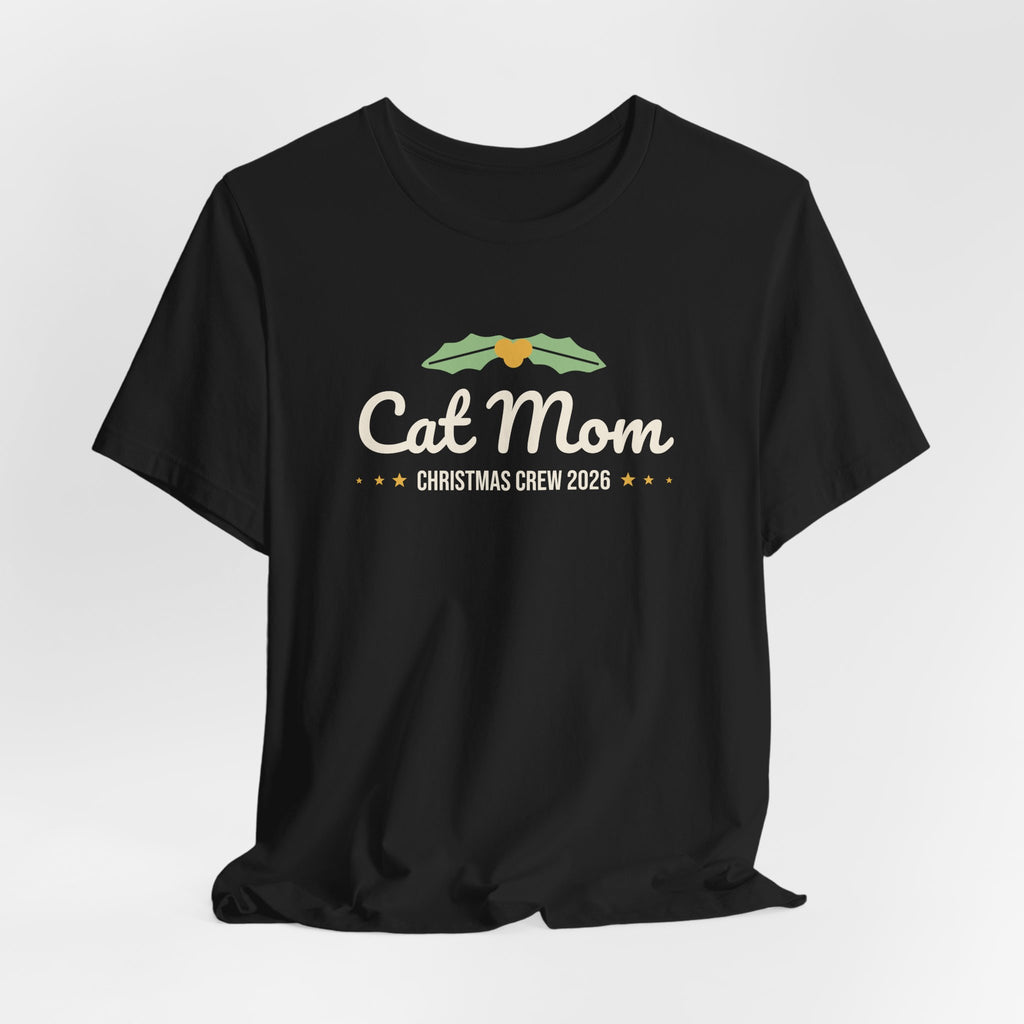 Cat Mom Christmas Shirt · Matching Cat & Owner Tee