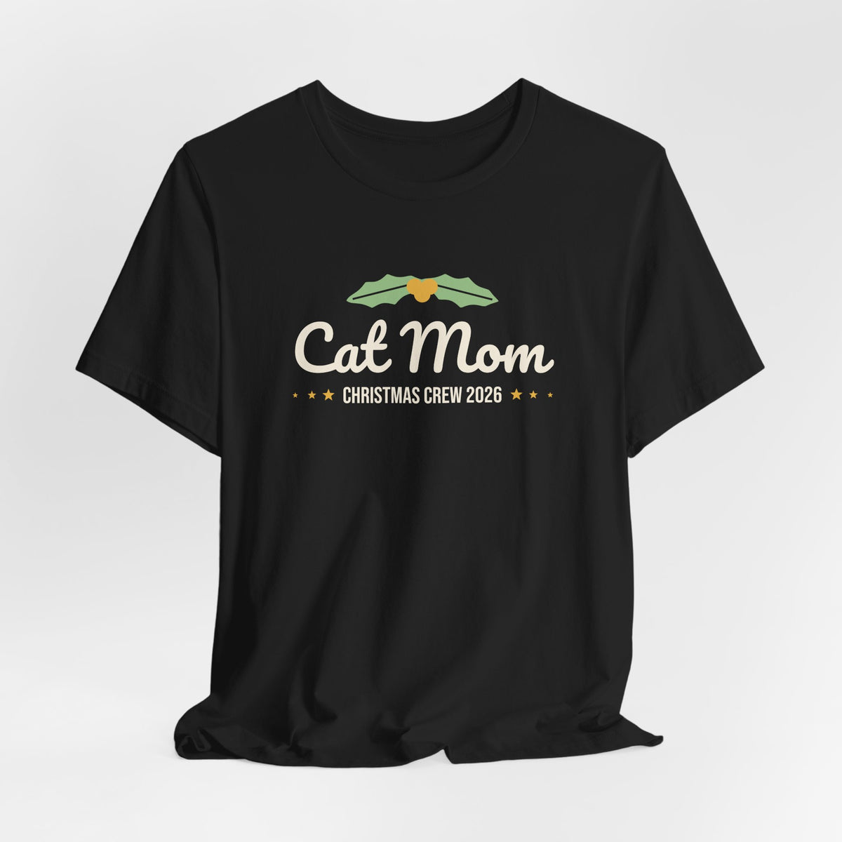 Cat Mom Christmas Shirt · Matching Cat & Owner Tee