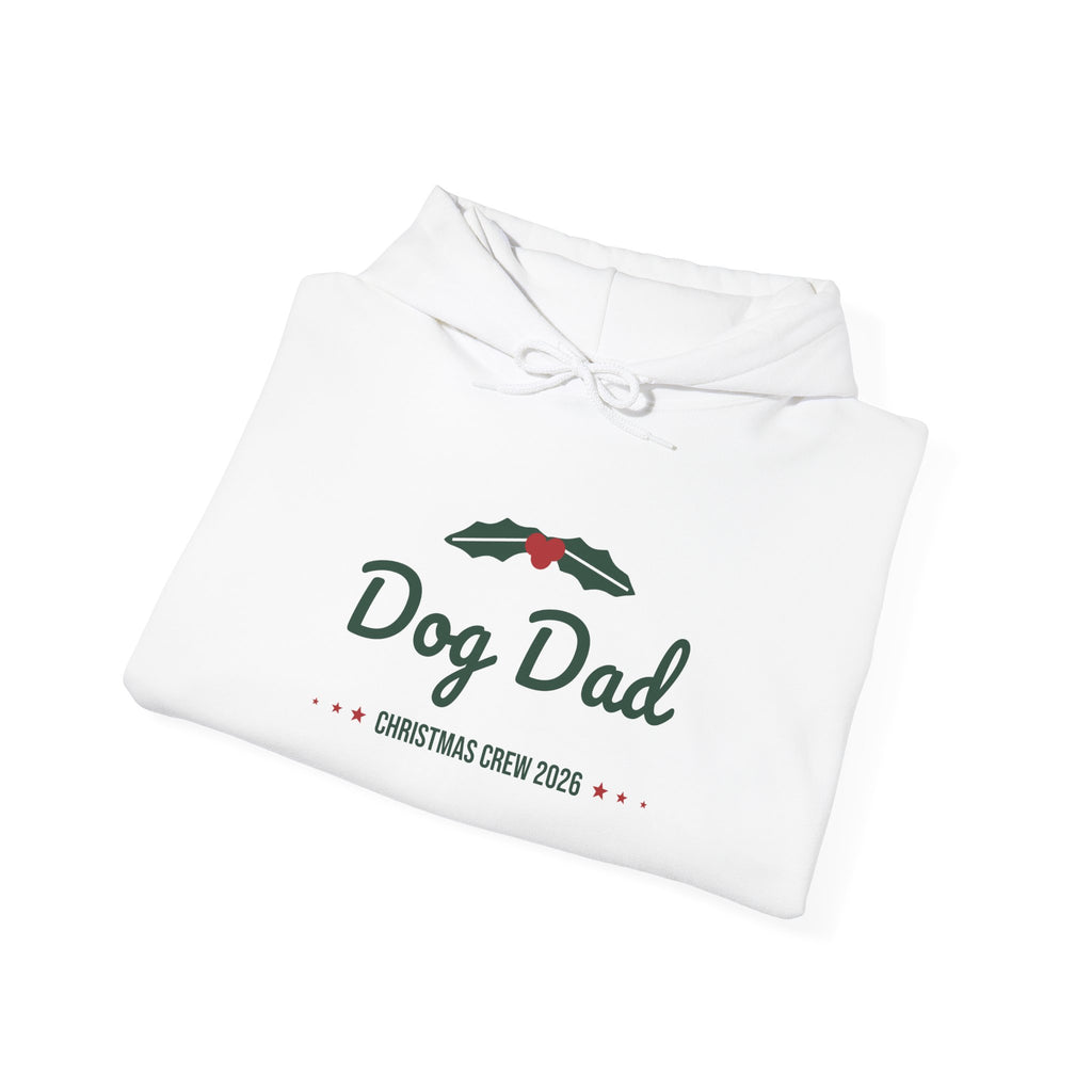 Dog Dad Christmas Hoodie · Matching Family Hoodie · Paw Crew