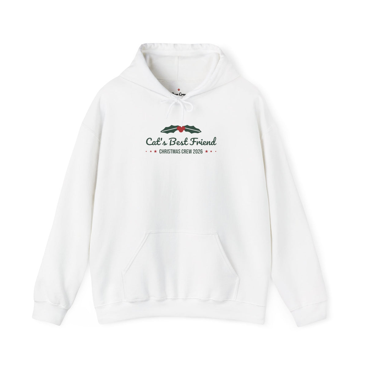 Cat's Best Friend Christmas Hoodie · Matching Family Hoodie · Paw Crew