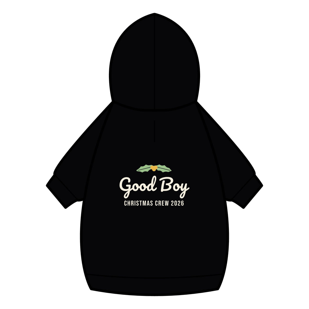 Good Boy Dog Hoodie · Matching Pet Hoodie · Paw Crew