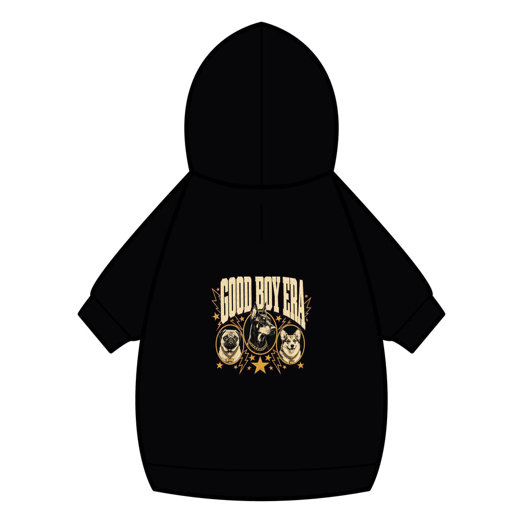 Good Boy Era Dog Hoodie · Paw Crew Club Streetwear