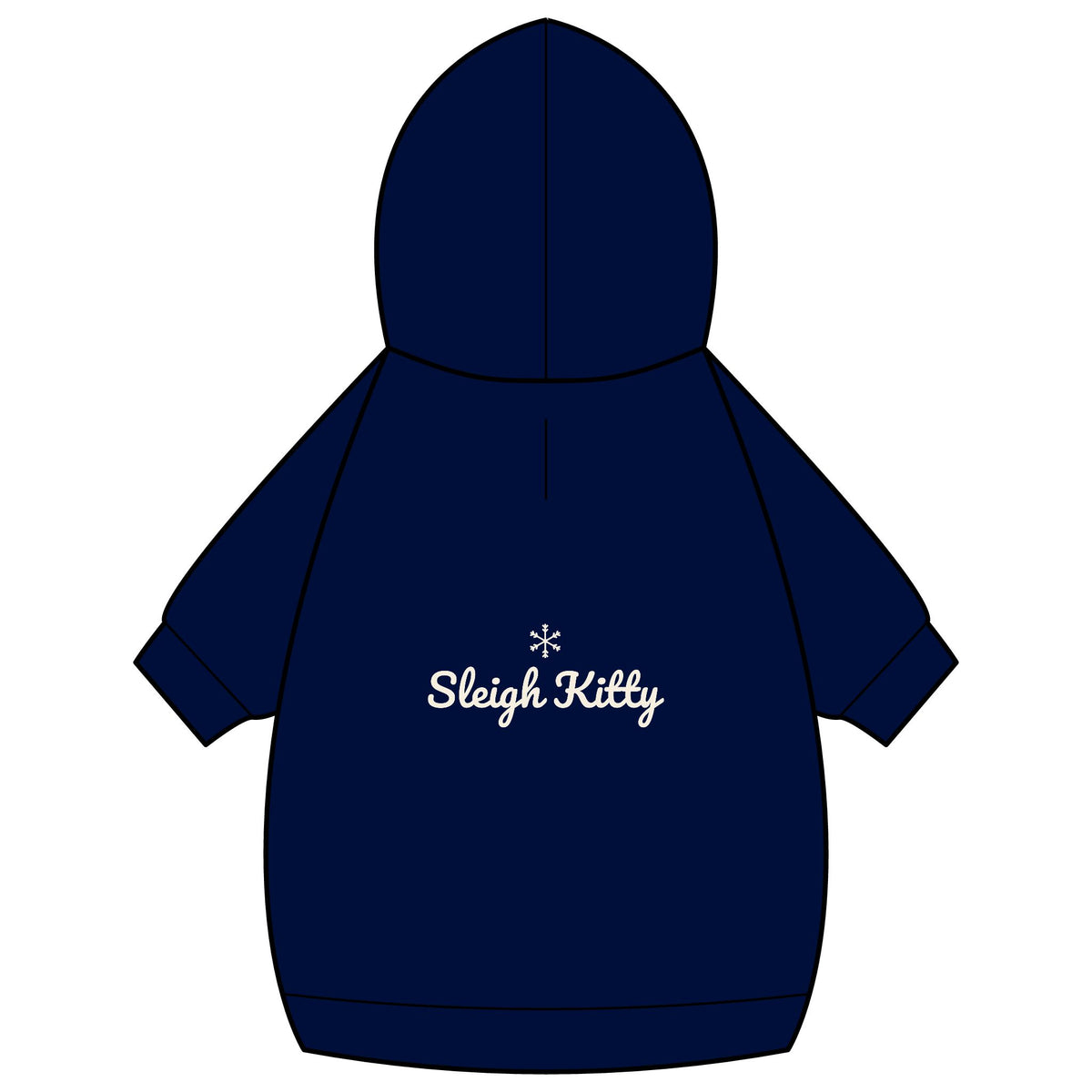 Sleigh Kitty Cat Hoodie · Matching Pet Hoodie · Paw Crew