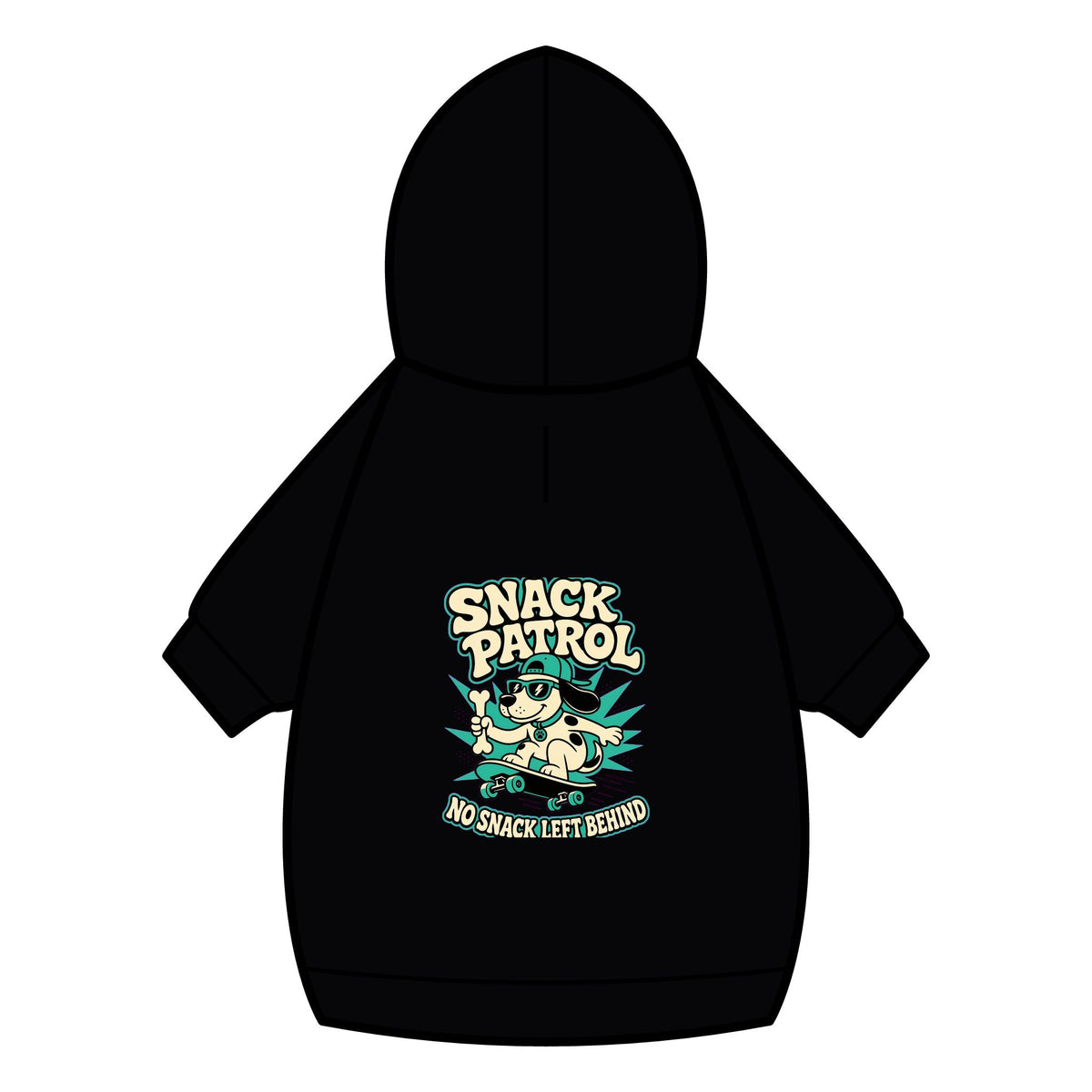 Snack Patrol Dog Hoodie · Paw Crew Club Streetwear