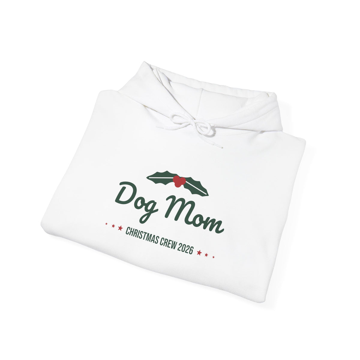 Dog Mom Christmas Hoodie · Matching Family Hoodie · Paw Crew