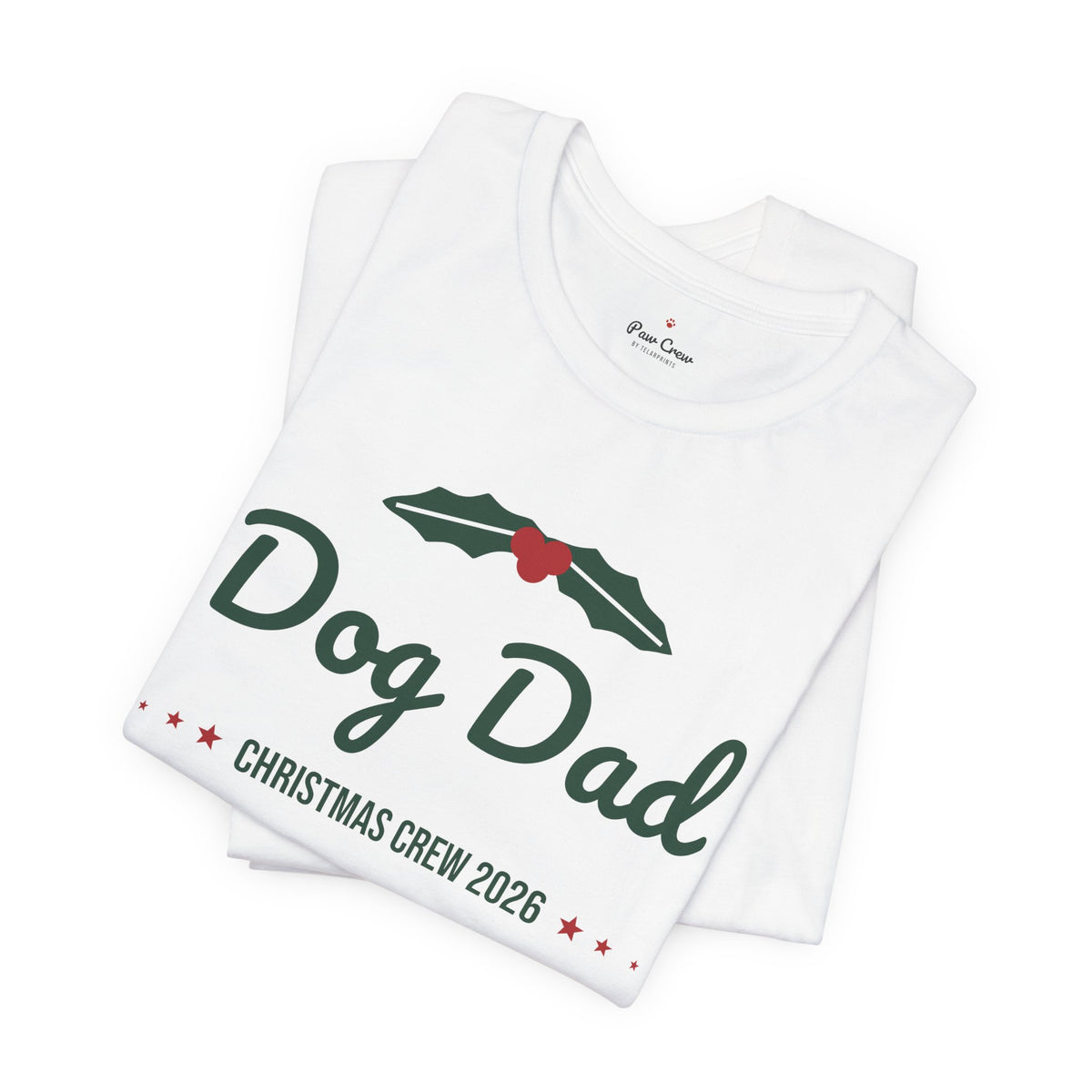 Dog Dad Christmas Shirt · Matching Dog & Owner Tee