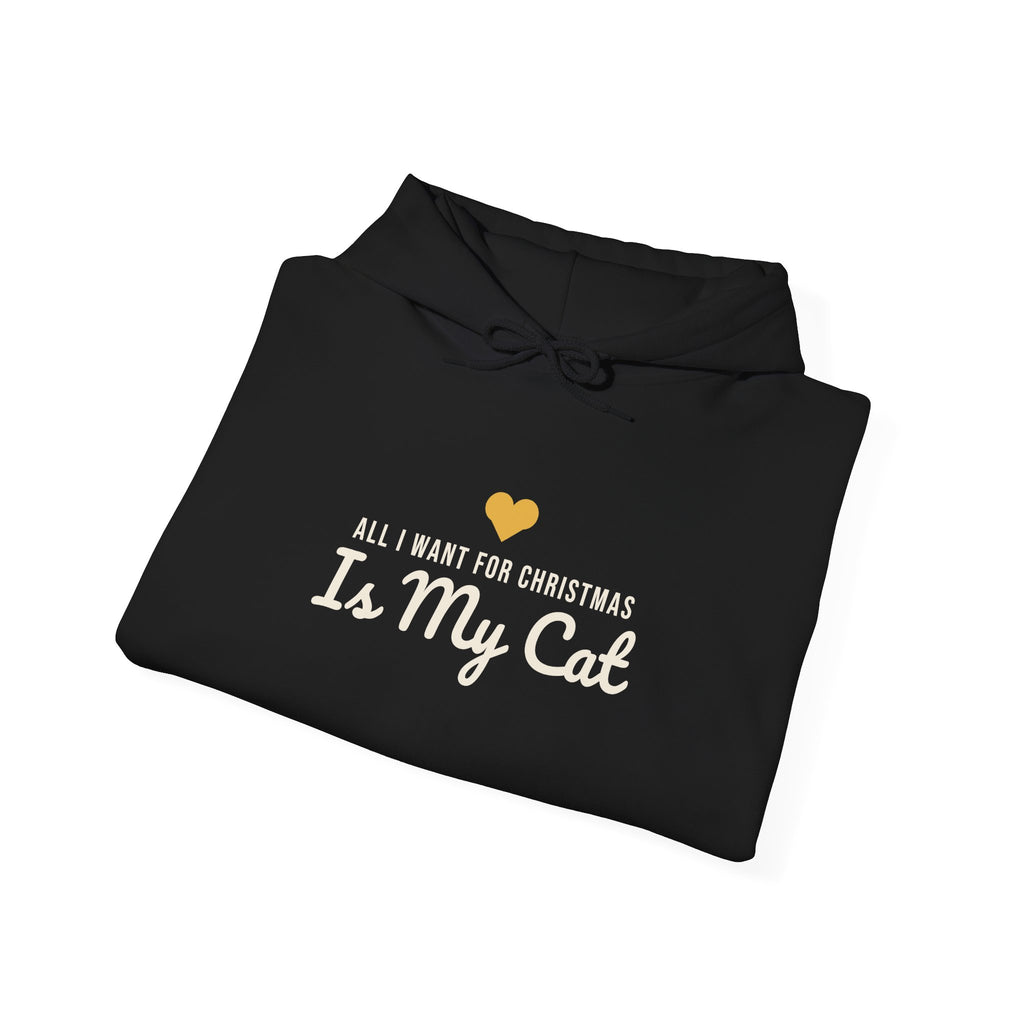 All I Want for Christmas Is My Cat Christmas Hoodie · Matching Family Hoodie · Paw Crew