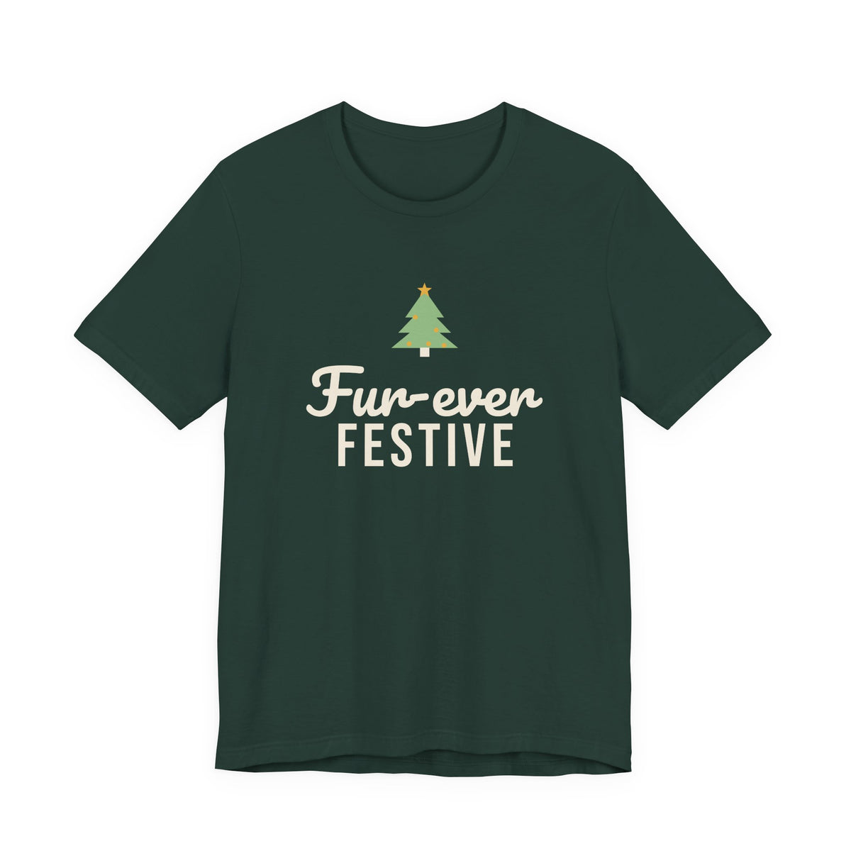 Fur-ever Festive Christmas Shirt · Matching Pet & Owner Tee