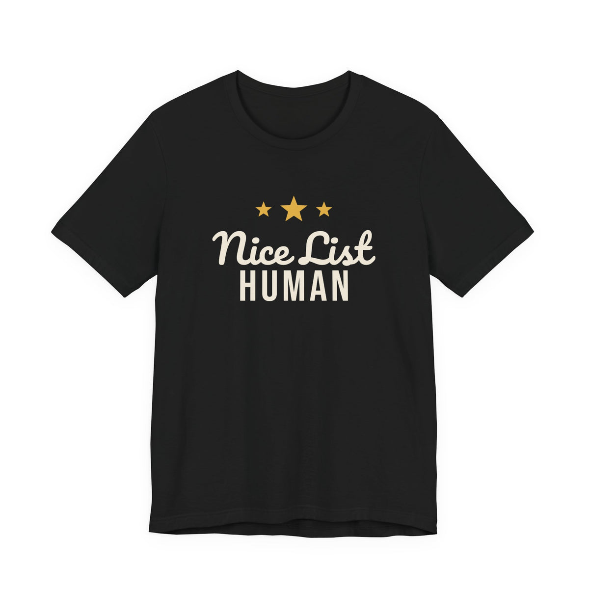 Nice List Human Christmas Shirt · Matching Pet & Owner Tee