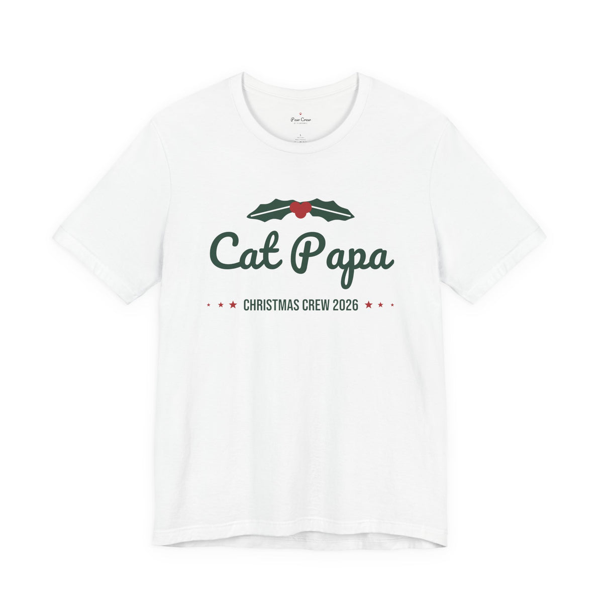 Cat Papa Christmas Shirt · Matching Cat & Owner Tee