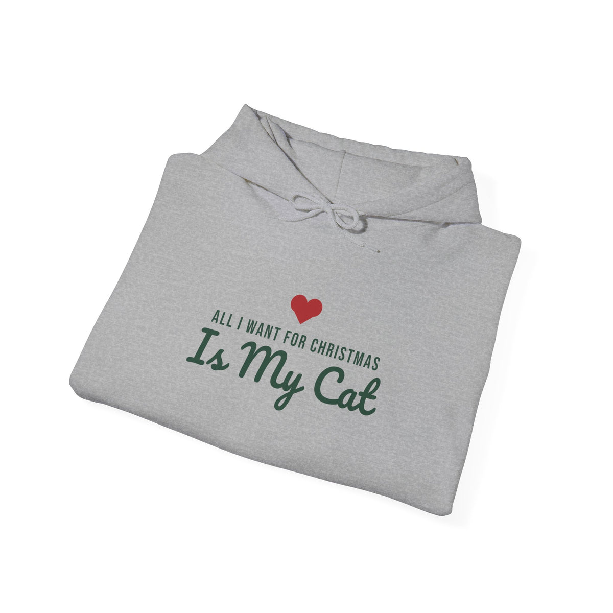 All I Want for Christmas Is My Cat Christmas Hoodie · Matching Family Hoodie · Paw Crew