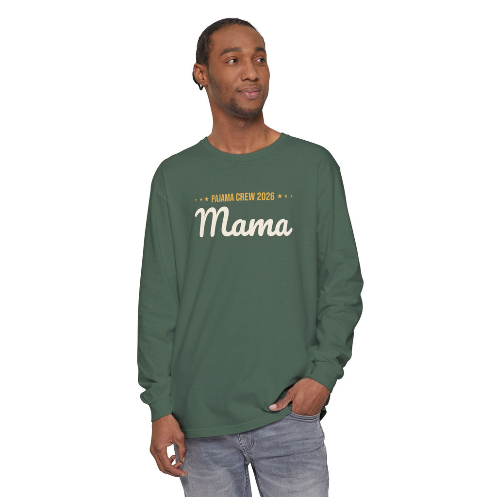 Mama Christmas Pajama Tee · Matching Family Christmas Pajamas · Paw Crew