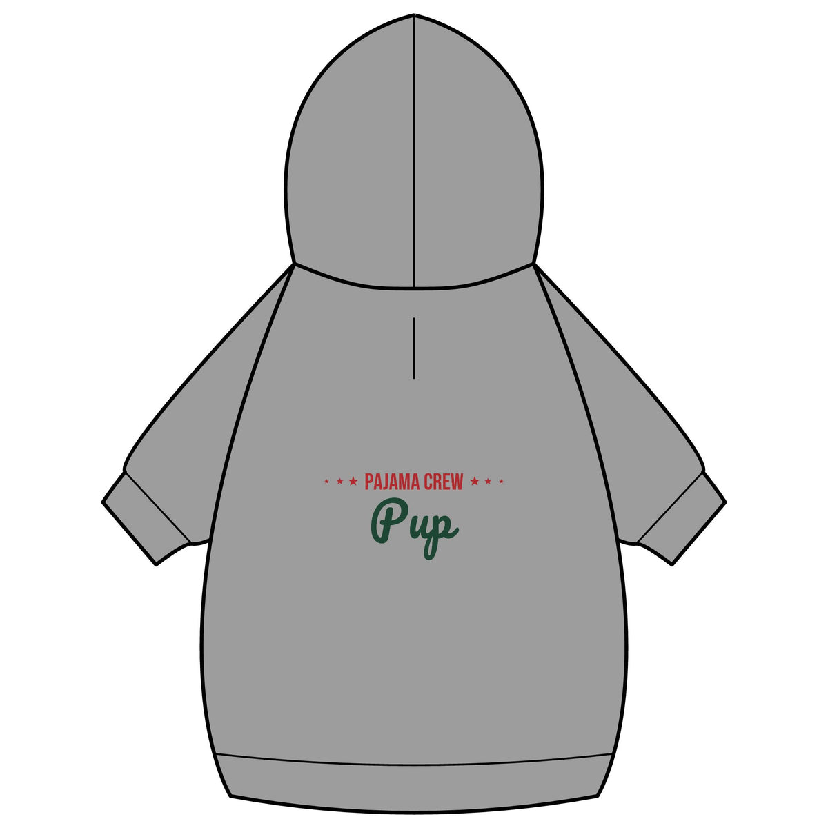 Pajama Crew Pup Dog Hoodie · Matching Pet Hoodie · Paw Crew
