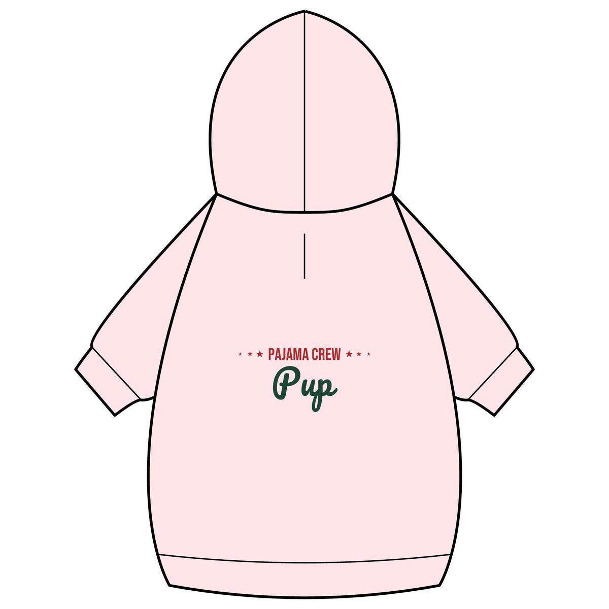 Pajama Crew Pup Dog Hoodie · Matching Pet Hoodie · Paw Crew