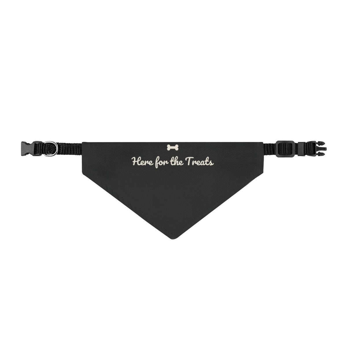 Here for the Treats Dog Bandana (Black) · Matching Halloween Pet Bandana