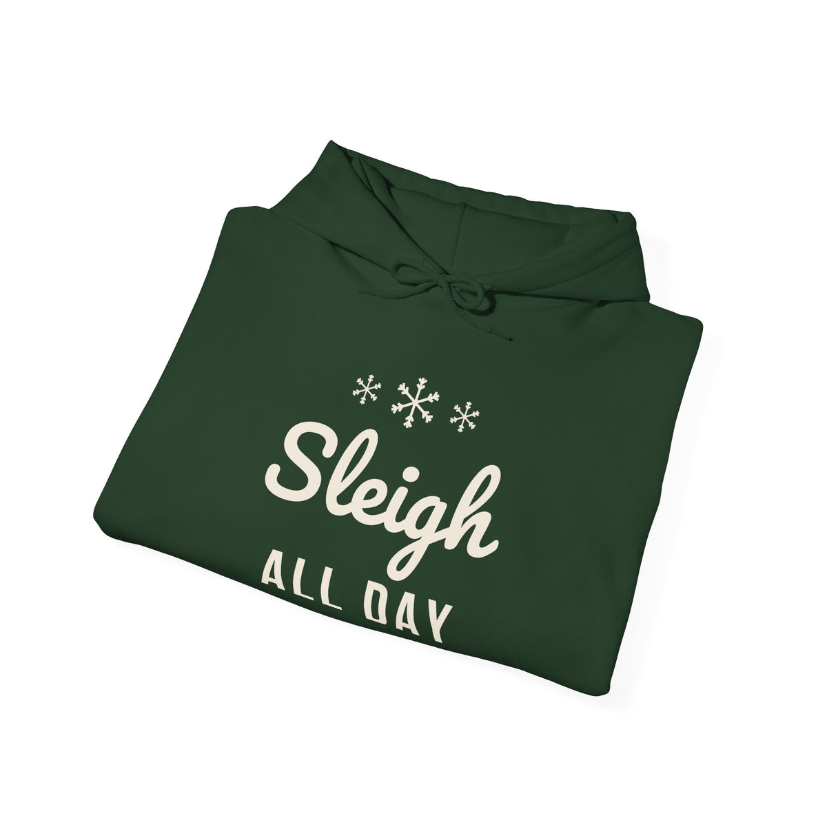 Sleigh All Day Christmas Hoodie · Matching Family Hoodie · Paw Crew