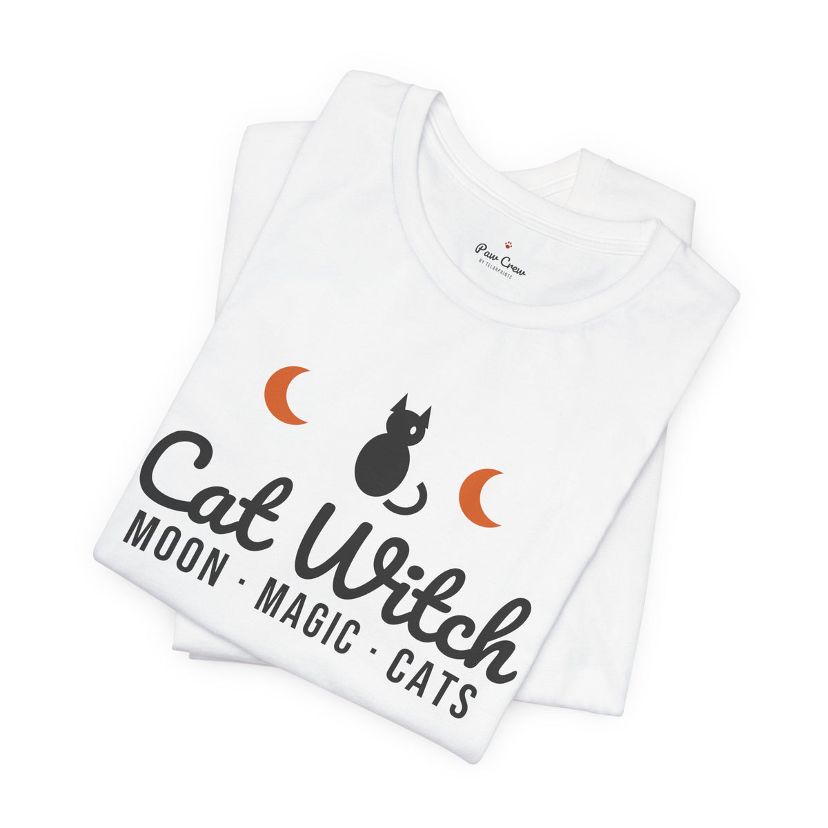 Cat Witch Halloween Shirt · Matching Cat & Owner Tee