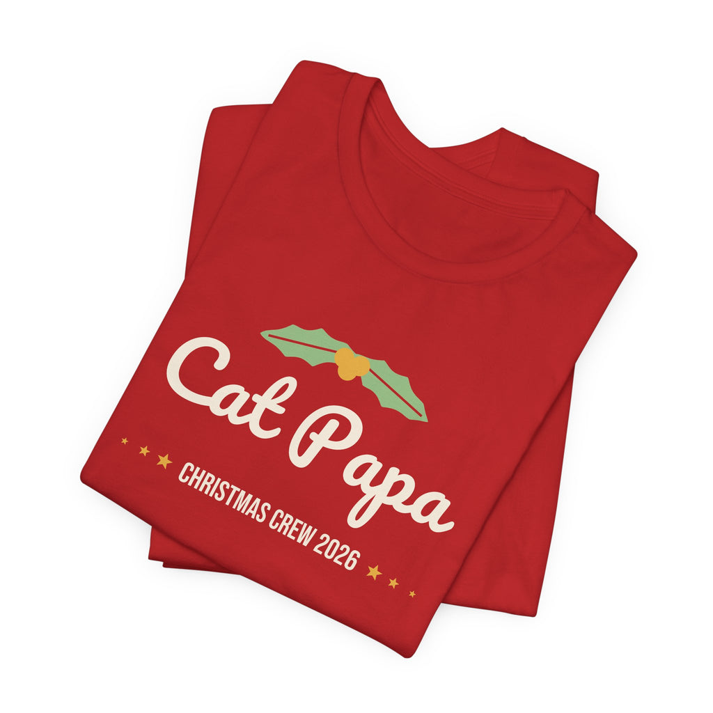 Cat Papa Christmas Shirt · Matching Cat & Owner Tee