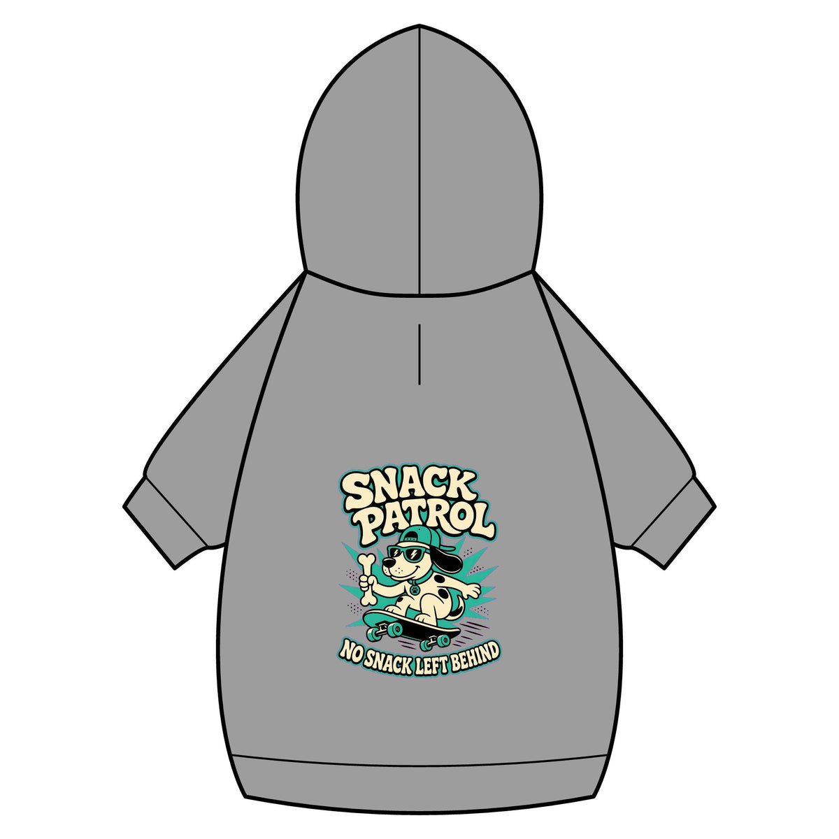 Snack Patrol Dog Hoodie · Paw Crew Club Streetwear