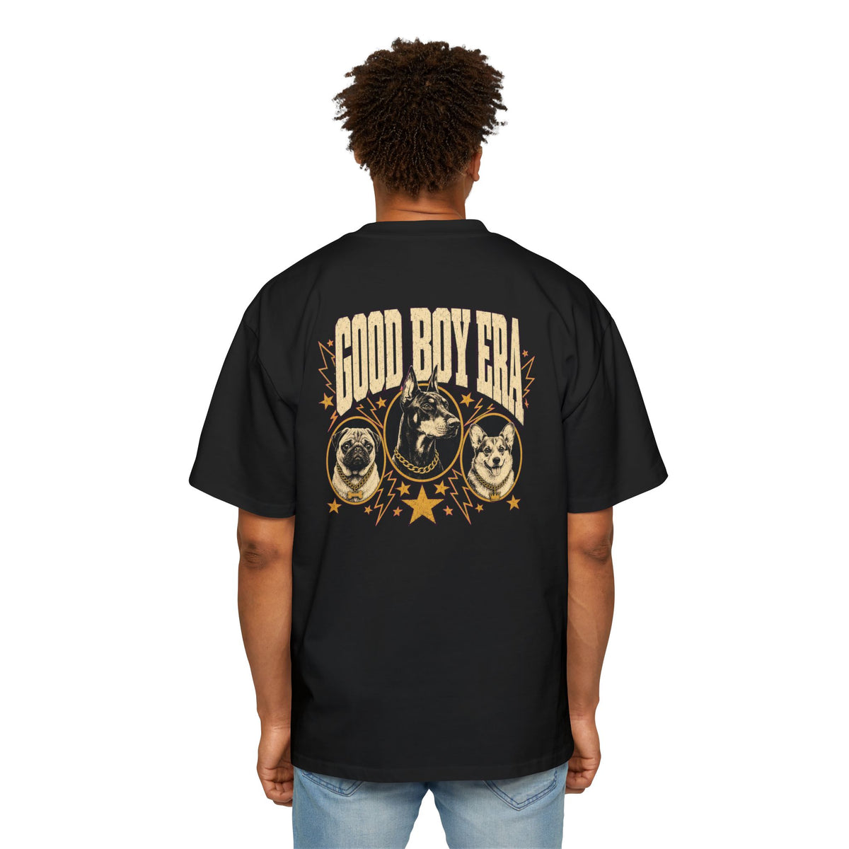 Good Boy Era Oversized Heavyweight Tee · Paw Crew Club Streetwear