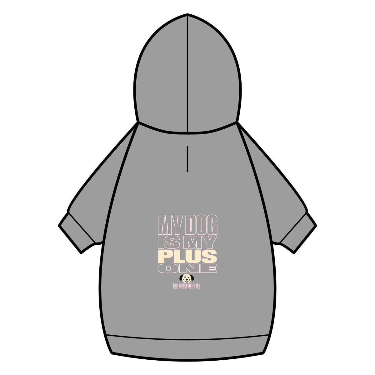 My Dog Is My Plus One Dog Hoodie · Paw Crew Club Streetwear