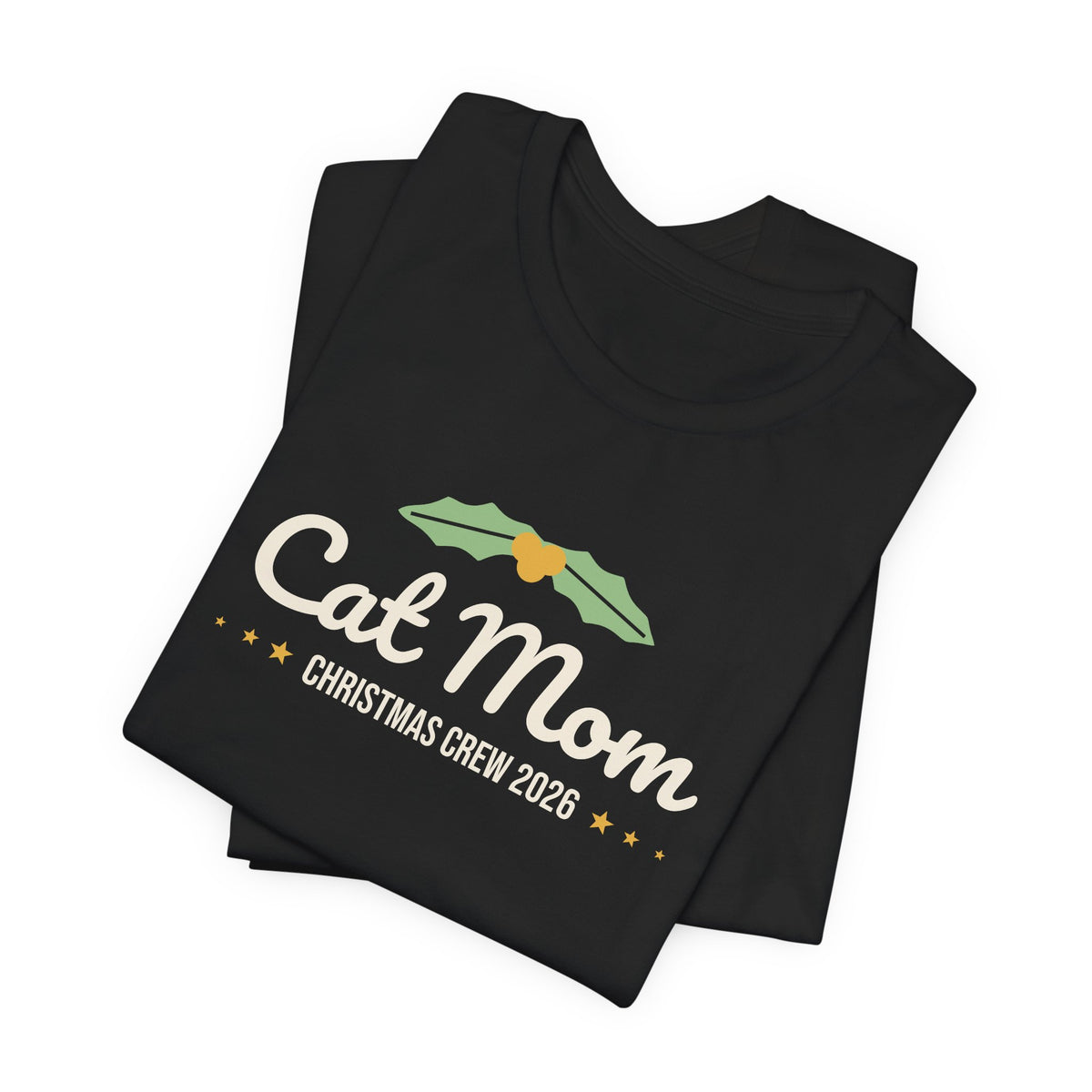 Cat Mom Christmas Shirt · Matching Cat & Owner Tee