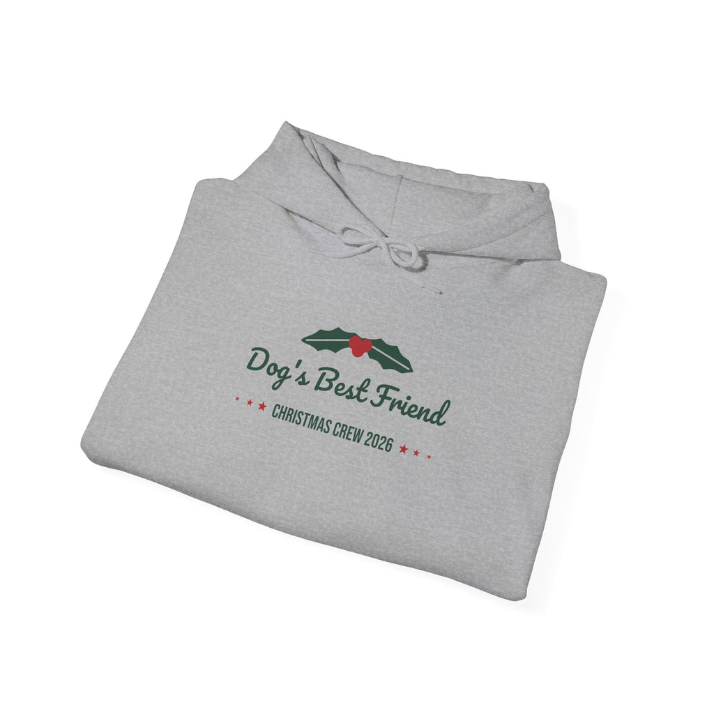 Dog's Best Friend Christmas Hoodie · Matching Family Hoodie · Paw Crew