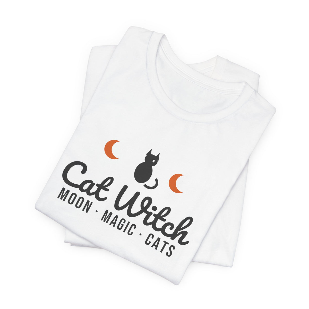 Cat Witch Halloween Shirt · Matching Cat & Owner Tee