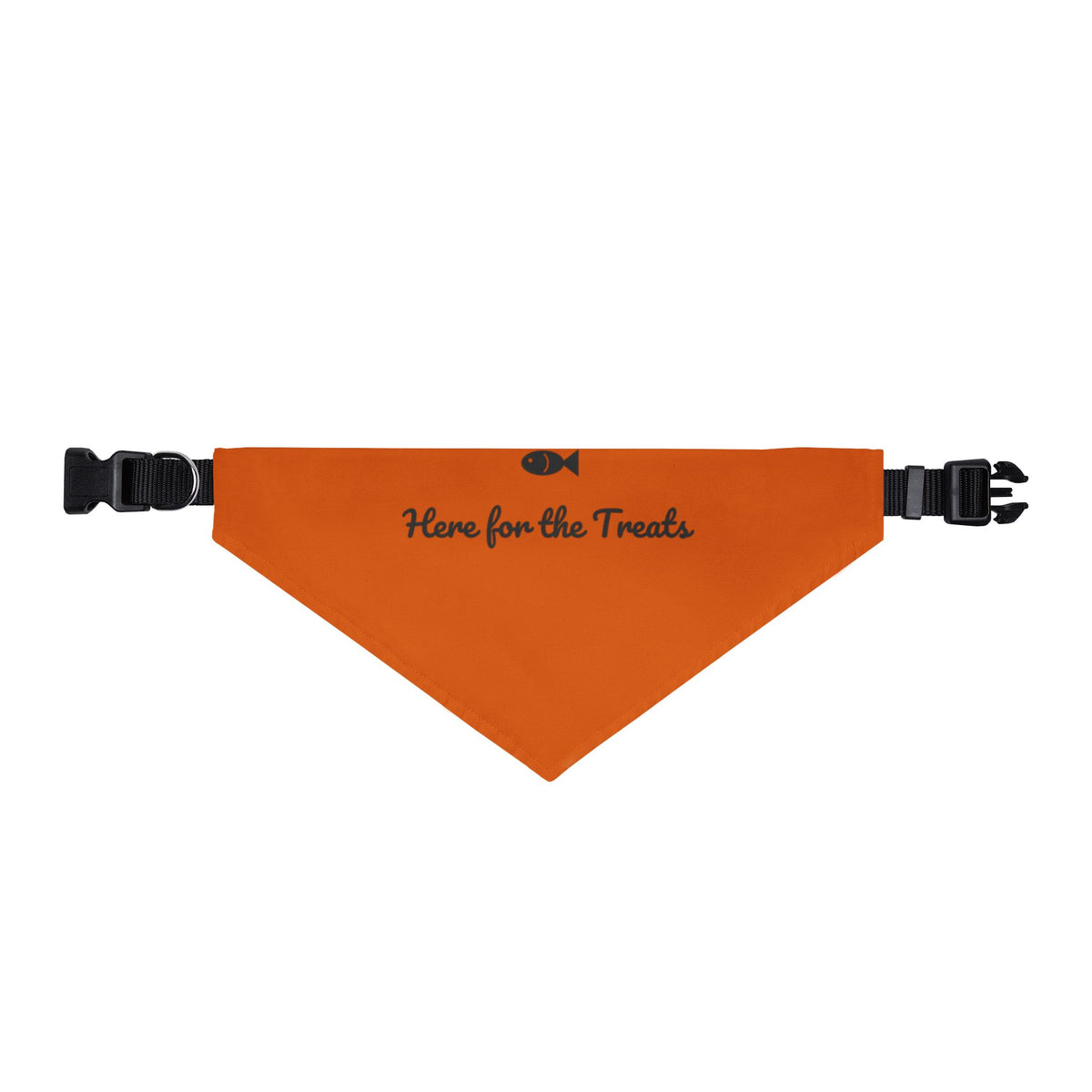 Here for the Treats Cat Bandana (Orange) · Matching Halloween Pet Bandana